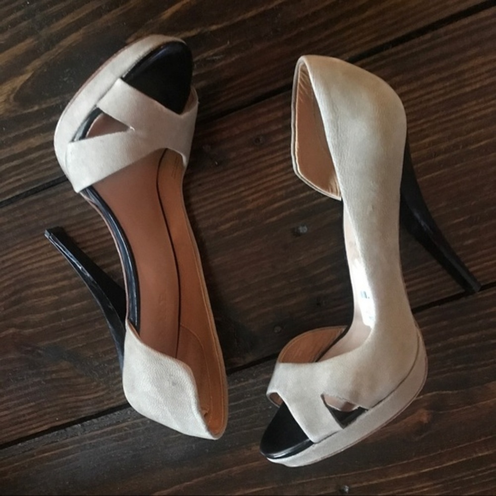 L.A.M.B open toe nude Heels Tory Burch